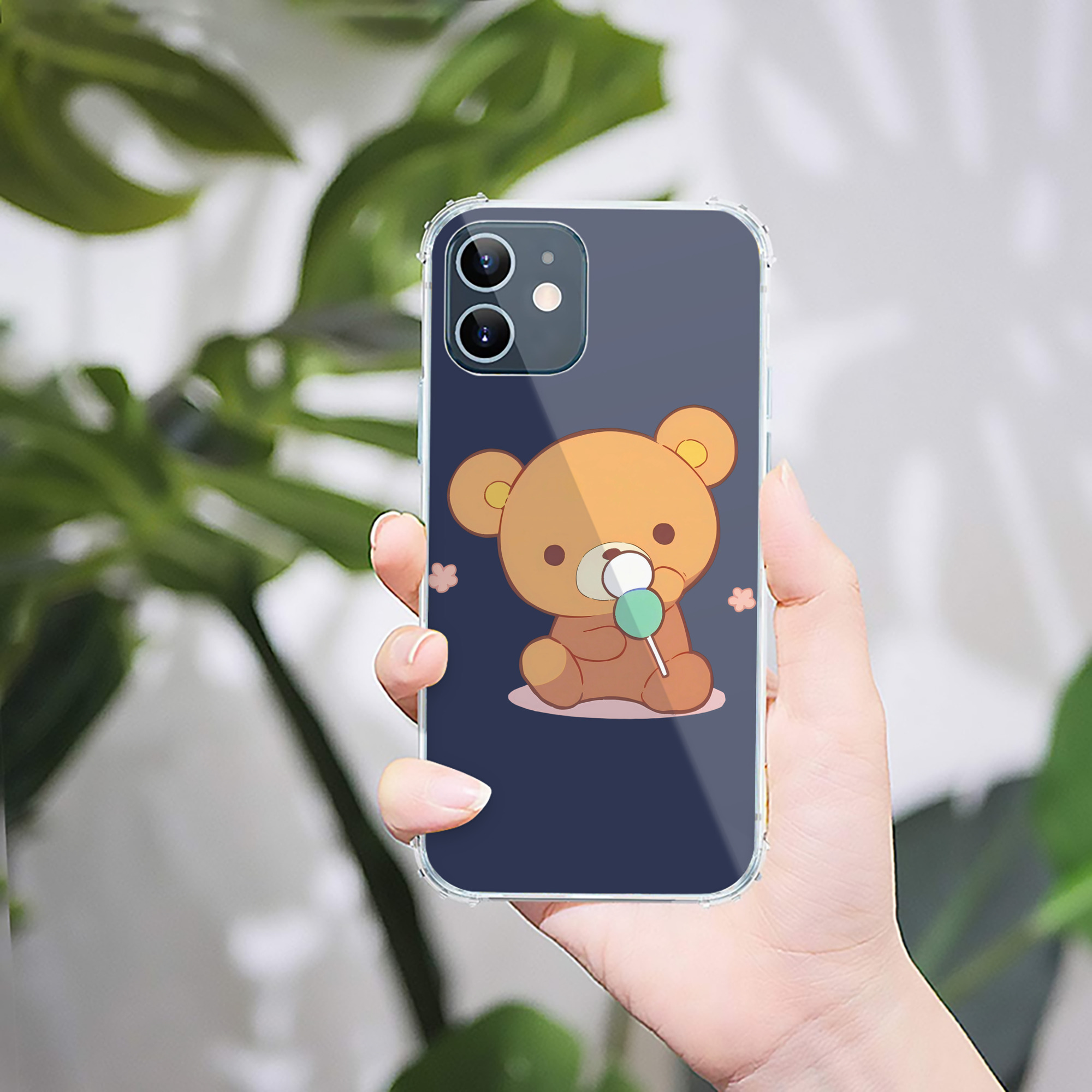 （画像用） リラックマ リラックマ キイロイトリ Rilakkuma Korilakkuma Kiiroitori 【iPhone 12シリーズ対応】透明スマホケース（クリアソフトケース）